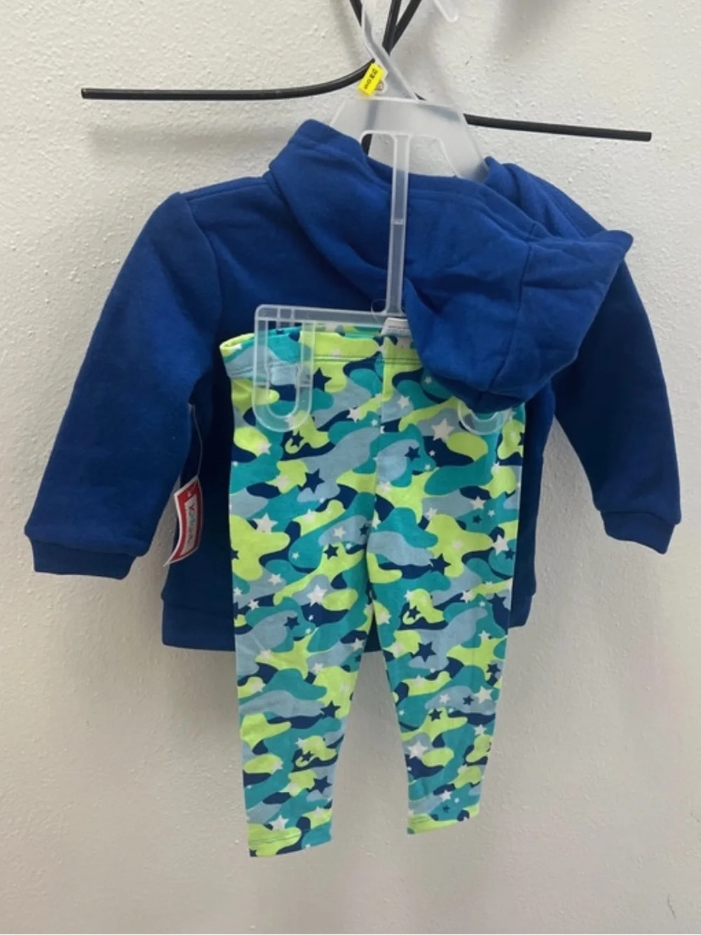 Girl's hoodie sweatshirt and leggings 2 pcs outfit set size 12M
